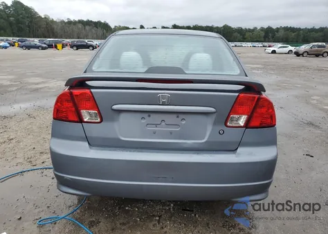 2005 Honda Civic Lx z USA, uszkodzony, nr VIN 2HGES16585H579705